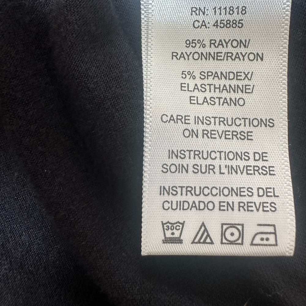 Michael Kors Black Empire Waist Jersey Dress, Size XS, MSRP $128 - Picture 5 of 6